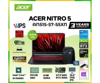 Acer Nitro AN515- 57  - core i5 11400H | ram 8gb | 512gb ssd | VGA GTX 1650 : 4gb | 15,6" FHD